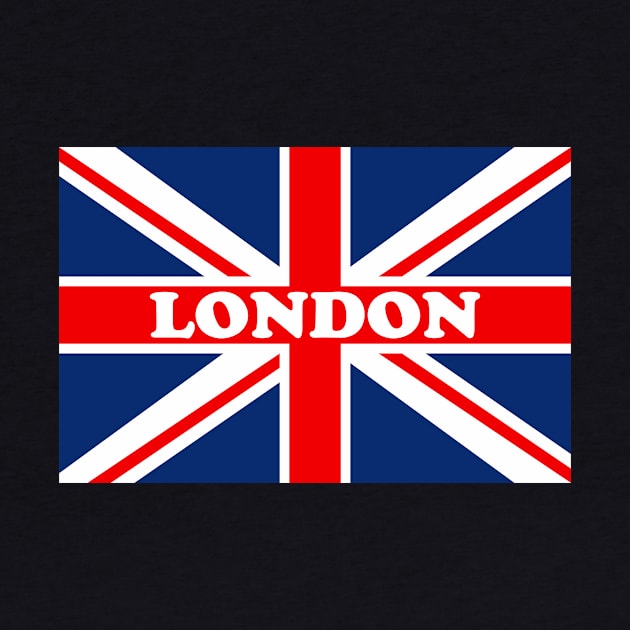 London with UK flag in the back by TTL